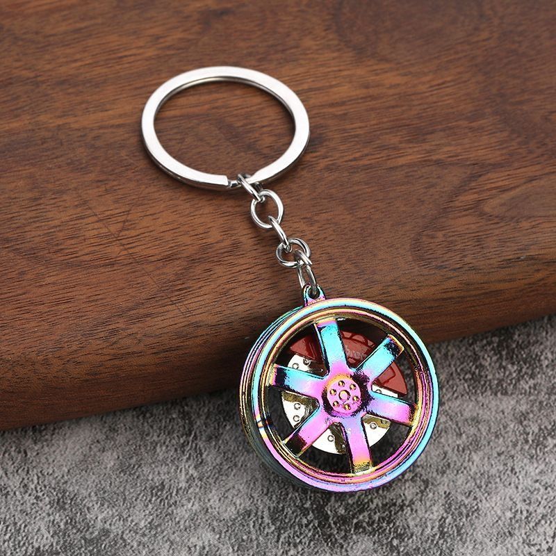 Coole Metallräder, Bremssättel, kreative Schlüsselanhänger, kleine Geschenkanhänger für Männer und Frauen_voghion.com