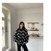Haruku Black Striped Sweater Women Korean Style Vintage Oversize Pullover Knit Tops Female Kpop Streetwear Jerseys_voghion.com