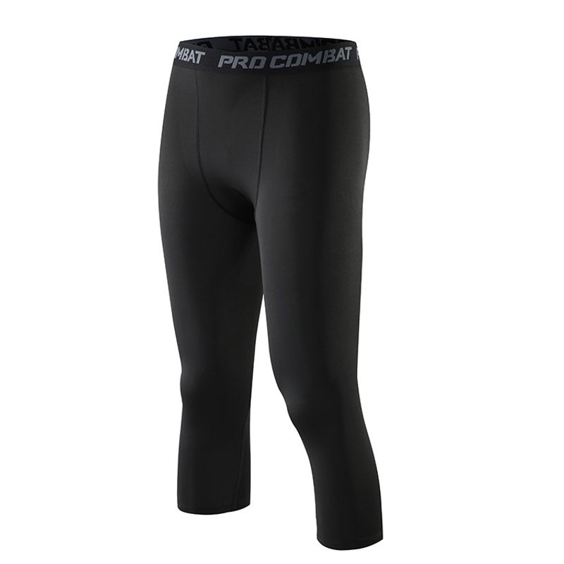 Men's clothing Compression pants Men's sports leggings Quick dry breathable training fitness pants running_voghion.com