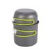1-2 Person Camping Cookware Set - Lightweight Backpacking Pot & Pan Kit For Hiking Fishing & Picnics - Compact & Portable_voghion.com