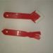 Silicone scraper grouting tool internal angle scraper plastic shovel tool dent repair small scraper_voghion.com