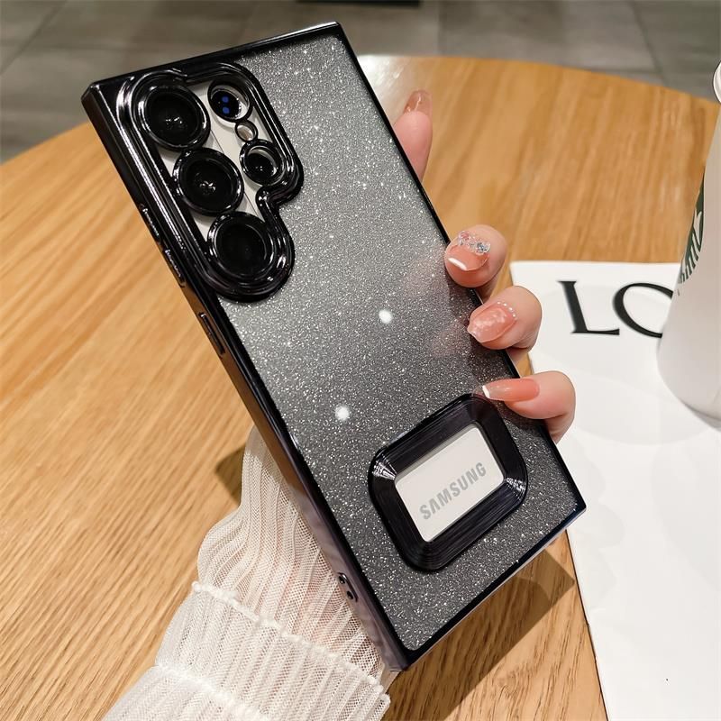 Luxe Glitter Plating Case Voor Samsung Galaxy A54 A53 A33 A52 A32 A73 A23 A51 A71 A12 4G 5G Camera Lens Beschermen Siliconen Cover_voghion.com
