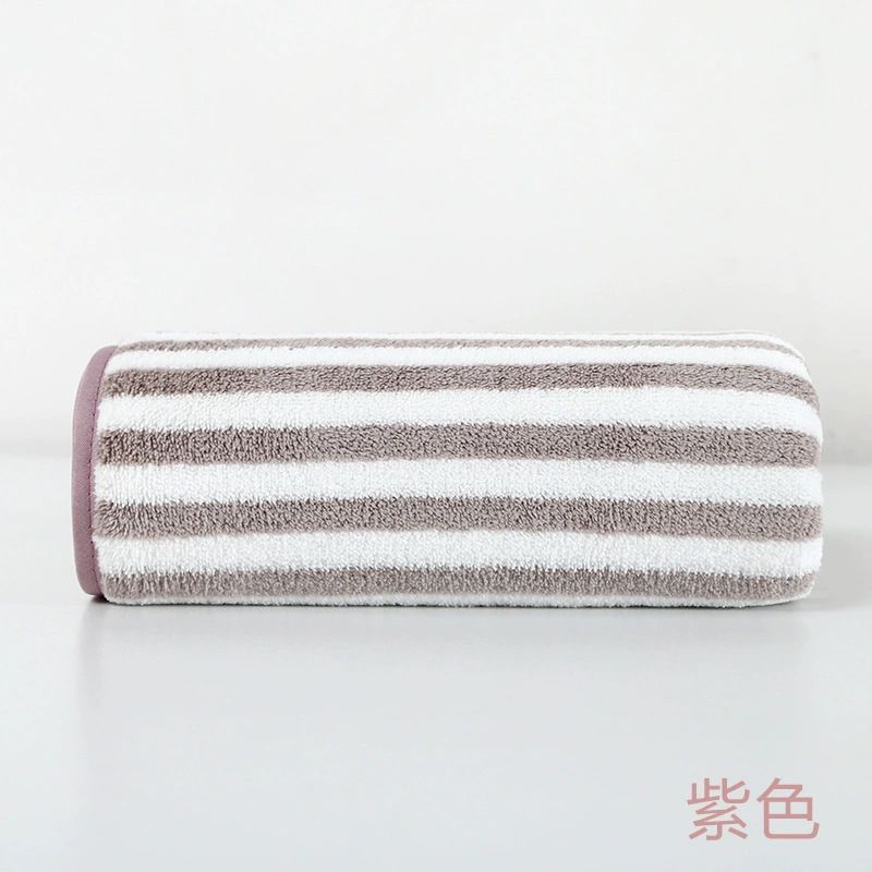 Mikroszálas csíkos törölköző, vastagított, nedvszívó, nagyméretű fürdőlepedő, gyorsan száradó arcmosó törölköző, fürdőlepedő-készlet_voghion.com