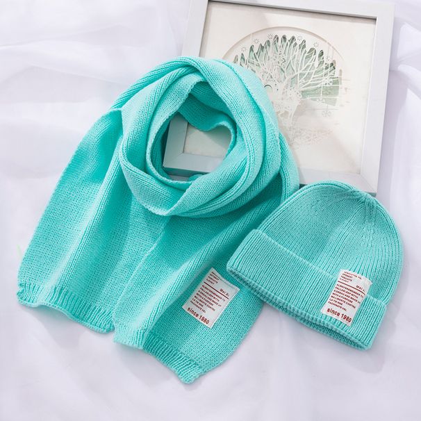 Sciarpa coreana invernale per bambini, lavorata a maglia in lana, cappello caldo per neonati, set da due pezzi per uomo e donna_voghion.com