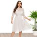 2023 Women's Summer New Lace Chiffon Spliced Plus size Dresses_voghion.com