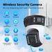 Telecamera Icsee 3 Eye 3 Screen HD intelligente senza fili WIFI per interni ed esterni a colori a 360 gradi, impermeabile, con telecomando_voghion.com