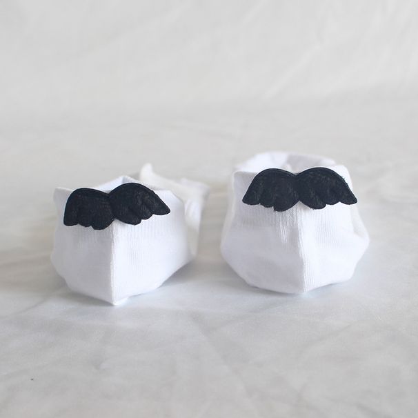 Socks Small Wings Mesh Boat Socks Women's Sports Socks Summer Sweat Absorbent Black And White Running Socks Women's Cute Student Cotton Socks_voghion.com