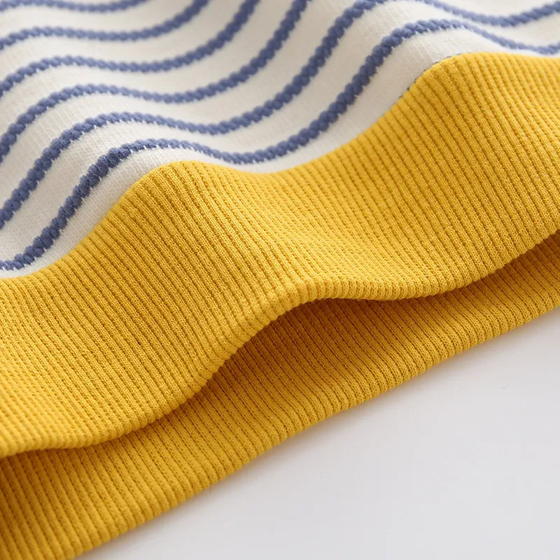 XUANMU Wiosna Jesień Dzieci Chłopcy Dzianinowe Koszulki Polo Paski Niemowlę Chłopięcy Sweter Bawełniany Zewnętrzny Dziecięcy Chłopięcy Sweter XB054_voghion.com