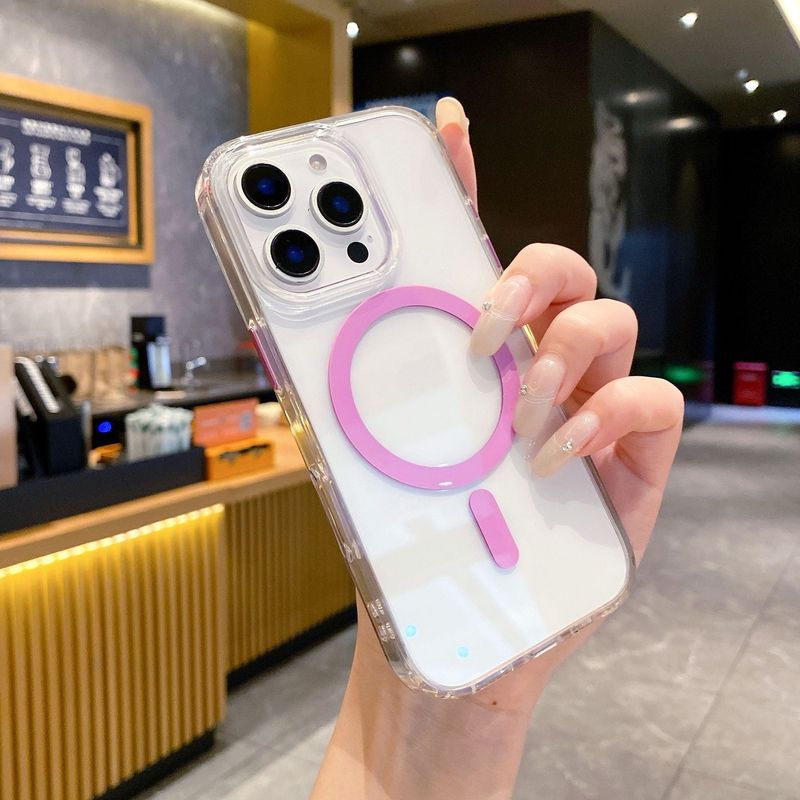 Phone Case & Covers Suitable For IPhone16promax Bayer Tpu Composite High End Transparent Shell Can Be Wirelessly Charged_voghion.com