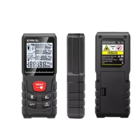Sneco Handheld Laser Rangefinder High-Precision Electronic Ruler Multiple Measurement Modes 50/70/100/120m_voghion.com