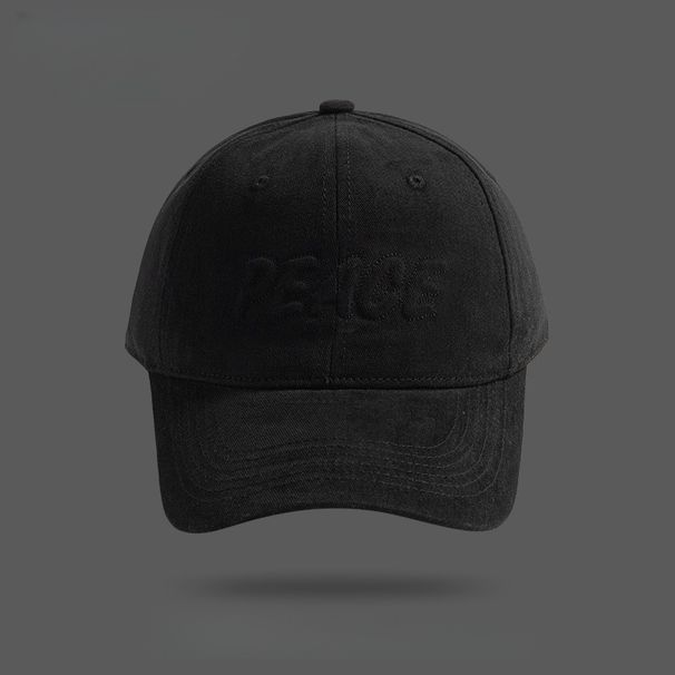 Retro Red Hat For Women, Small Face, Embroidered Cap, Large Head Circumference, Couple, Casual Outdoor Baseball Cap For Men_voghion.com