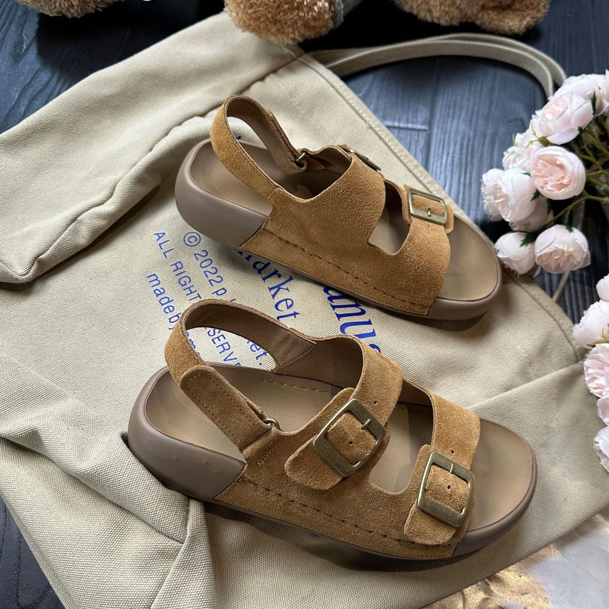 Damen-Sliers mit weicher Sohle, Sommer 2025, neue lässige Sandalen für den Außenbereich, Strand-One-Line-Sliers, Marktstand_voghion.com