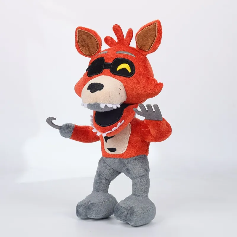1/4Pcs Five Night At Fredde Fnaf Mignon Jouets En Peluche Jeu Poupée 25 CM Ours Loup Dessin Animé Poupées En Peluche Fredde Jouets Pour Enfants Cadeaux_voghion.com