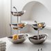 Stainless Steel Living Room Coffee Table Creative Multi-layer Three-layer Double-layer Snack Display Fruit Plate_voghion.com