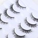 Meiyi új 7 pár műszempillája, természetes rövid, fekete szárú, mindennapi használatra szánt, többpáras műszempillák_voghion.com
