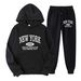 Herrenbekleidung Bedrucktes Hoodie- und Jogginghosen-Set für Herren – Trendige Streetwear mit Fleecefutter für Freizeit und Fitnessstudio_voghion.com