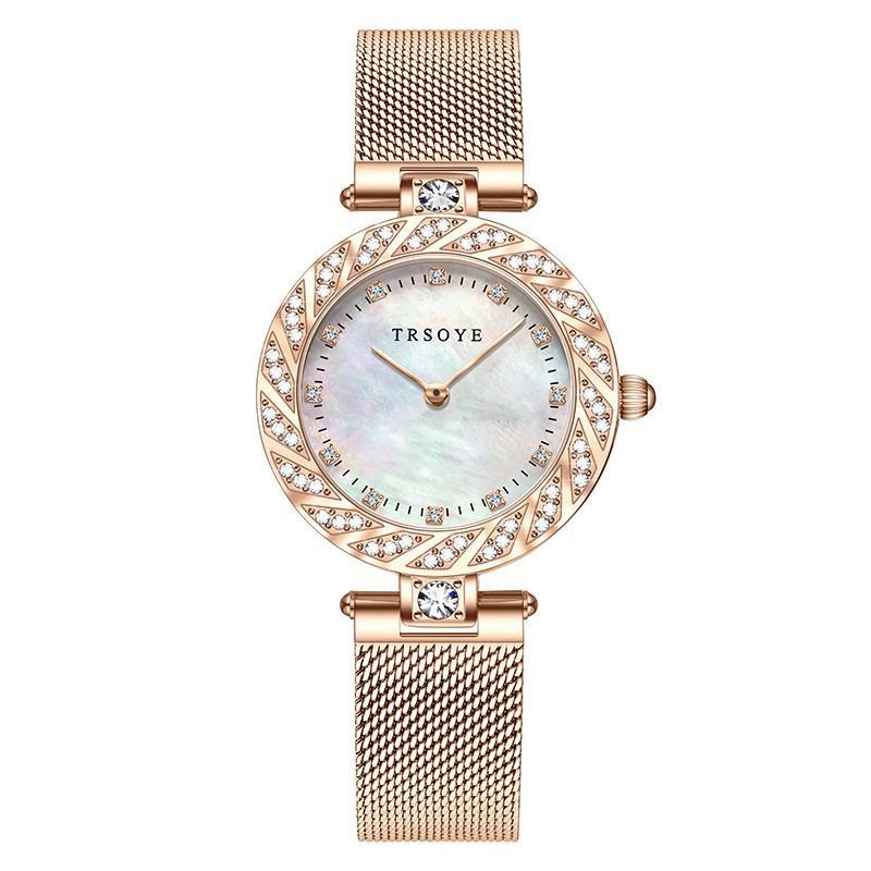 Swiss Brand Light New Temperament Women's New Live Fully Automatic Waterproof Quartz Watch_voghion.com