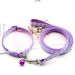 Pet Dog Cat Walking Collar Set Small Medium Dogs Footprint Rope Teddy Leash_voghion.com