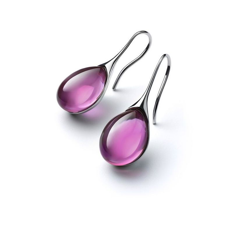 Yansheng Multi-color Inlaid Cat's Eye Stone Earrings, New Trending Item On All Platforms_voghion.com