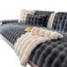 Plush Knitted Sofa Cover With Non-Slip Bottom, Soft And Cozy Couch Protector, All-Season Universal Fit For Sectional Sofas, Multiple Sizes & Colors_voghion.com