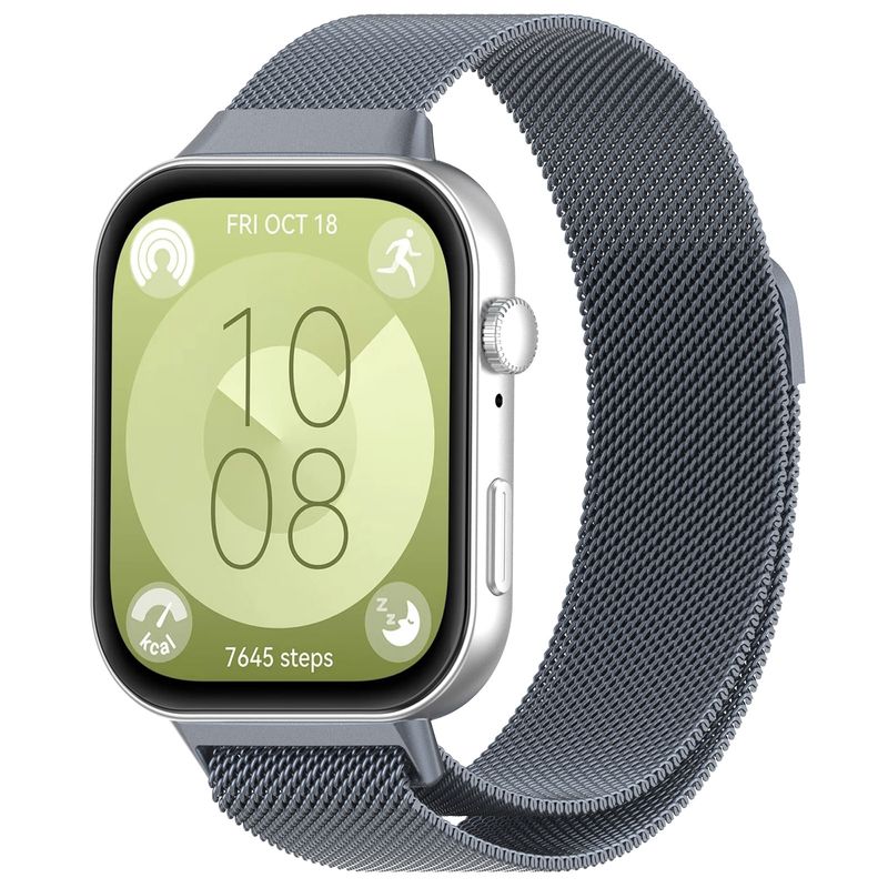 Metalrem til HUAWEI watch fit 3 smartwatch-rem Magnetisk sportsarmbånd håndledsrem udskiftningsrem til HUAWEI watch fit3 correa_voghion.com