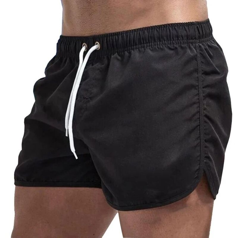2021 Summer New men's fitness beach shorts men's summer gym exercise breathable sportswear jogging beach shorts_voghion.com