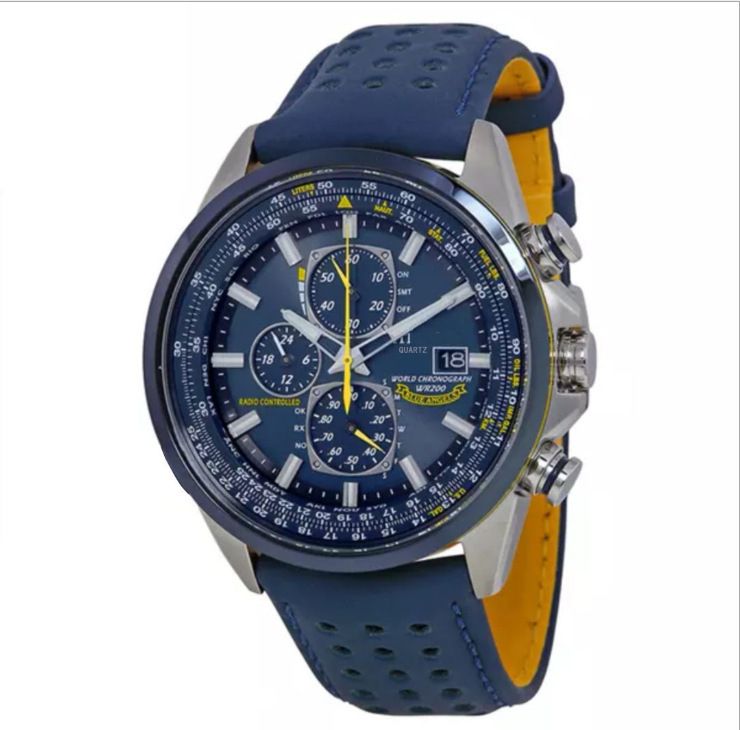 Orologio da uomo al quarzo Blue Angel con funzione completa e alla moda, con sei lancette_voghion.com