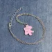 Collana girocollo con ciondolo a forma di puzzle geometrico, ideale per le migliori amiche, da donna, con catena a maglie in argento, idea regalo per BFF._voghion.com