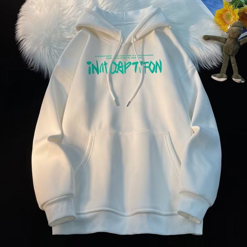 Neuer Hoodie für Herren im Frühjahr und Herbst, Kapuzen- und High-End-Oberbekleidung für High Street Fashion, vielseitig und stylisch, schlichtes Oberteil_voghion.com