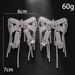 Tassel Bow Ear Clip Design Niche Rhinestone Earrings Exquisite And Fashionable Earrings_voghion.com