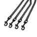 Metallic Wear-resistant Dog Chain With Leather Handle, Durable Leash For Control, Pet Supplies, Iron Traction Rope_voghion.com