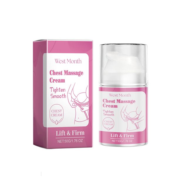 Crema de levantamiento de senos West&Month para senos firmes, voluminosos, suaves y firmes. Masaje para realzar las curvas del pecho._voghion.com