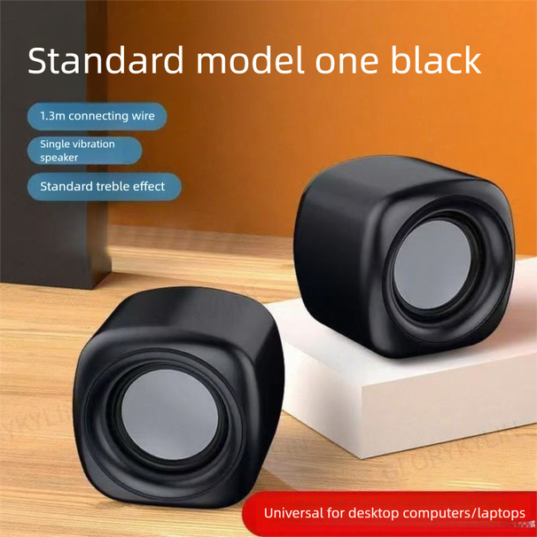 Xinke Desktop DX11 Computer Mobile Phone Wooden Speaker Subwoofer Laptop_voghion.com