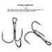 【 10 】 Luya blood groove anchor fishing hooks, 6066 three hooks_voghion.com