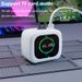 Mini Smart Speaker Touch Screen Alarm Clock Music Box Bluetooth Call APP Control Soundbar With Photo Album Calendar_voghion.com