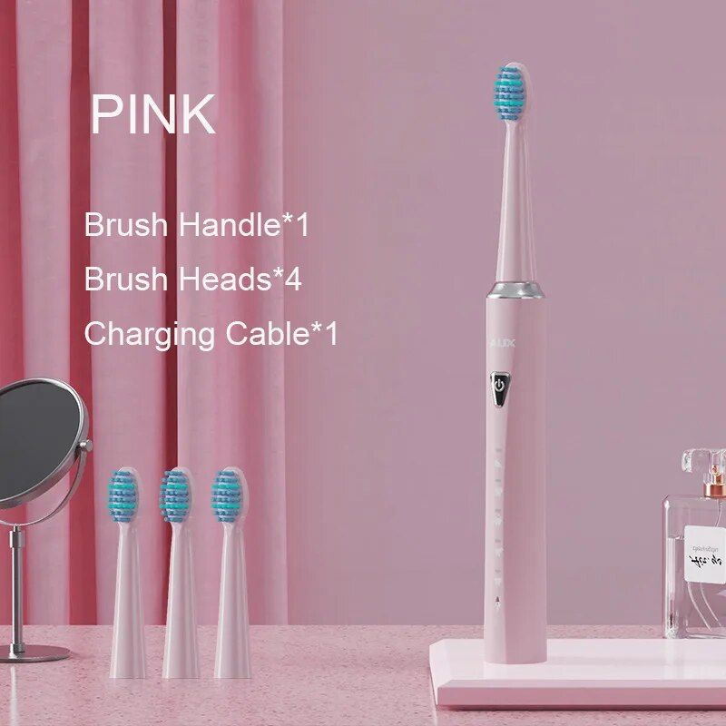 Portable Soft Bristled Ultrasonic Electric Toothbrush XI7 Waterproof Tooth Brush Bathroom Accessories_voghion.com
