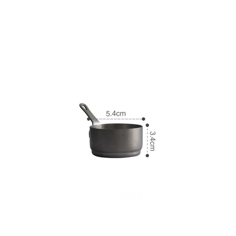 Taza medidora de acero inoxidable 304 con forma de copo de nieve, para harina, leche en polvo, estilo vintage_voghion.com