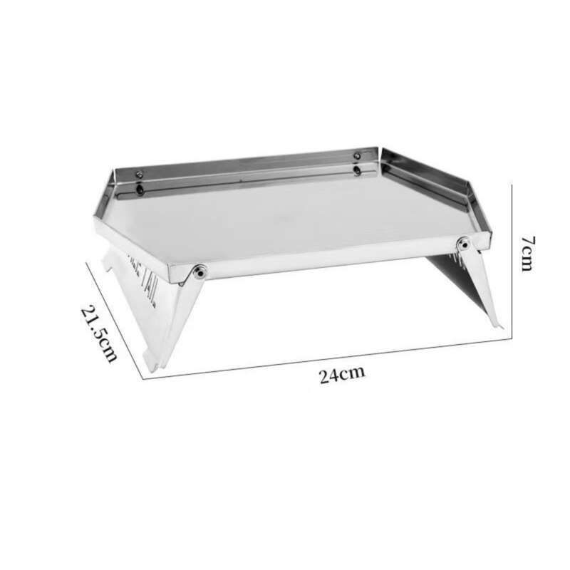 Mini roestvrijstalen oven voor buitenhaardhout, BBQ, picknick, opvouwbare houtskoolkachel, barbecuegrill voor buiten_voghion.com