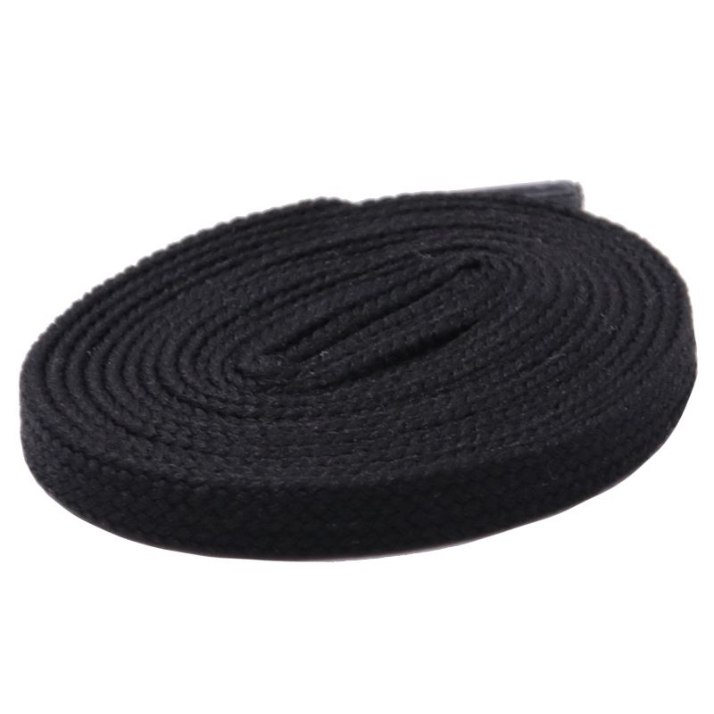 Shoelace Flat Double Polyester 6mm Solid Color Shoelace_voghion.com