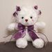 Toy Cute lace bear doll Teddy bear doll small plush toy claw machine doll activity gift_voghion.com