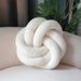 Nordic Sherpa Pillow With Braided Rope - Handmade Round Cushion For Sofa/Bed (Cozy & Stylish Home Decor)_voghion.com
