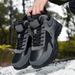 Freizeitschuhe Outdoor-Stiefel Herren Winter Outdoor-Sport High-Top-Schuhe Verdickte rutschfeste warme Nordost-Schneewanderung und Bergsteigen Plus Samt_voghion.com