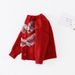Abbigliamento per bambini Autunno e inverno Maglie a maniche lunghe in maglia Maglietta per neonati Maglietta per bambini Maglione cardigan con pizzo e amore_voghion.com