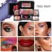 Perlglanz-Lidschattenpalette, Gesichtskonturierung, mattes Rouge, Textmarker, Aufhellung, multifunktionale Make-up-Box_voghion.com