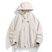 Unisex Wasserdichte Kapuzenjacke – Leichter winddichter Mantel für Frühling und Herbst (Dunkelnacht/Elfenbeinweiß/Olivgrün/Achatrot, M-3XL)_voghion.com