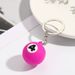 Portachiavi per auto creativo personalizzato con bambola da biliardo, squisito e semplice, ciondolo per zaino, regalo all'ingrosso_voghion.com