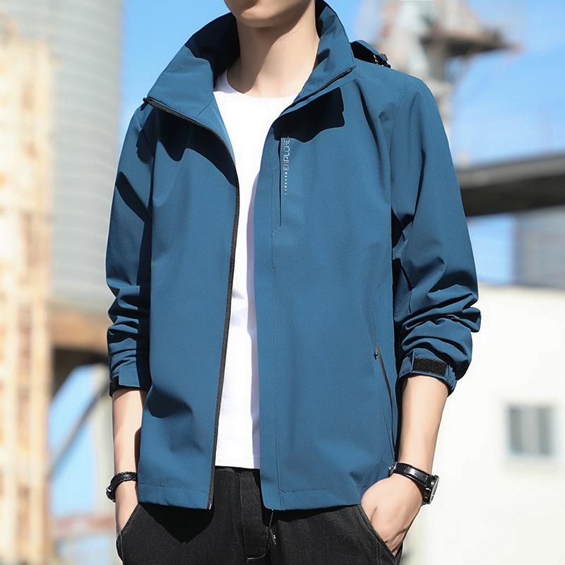 Designerpanda waterproof breathable windbreaker jacket hooded outdoor cycling unisex_voghion.com