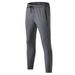 „Unisex Stretch-Laufhose – Leichte, lässige Jogginghose für Damen und Herren (Schwarz/Dunkelgrau, M–5XL)“_voghion.com
