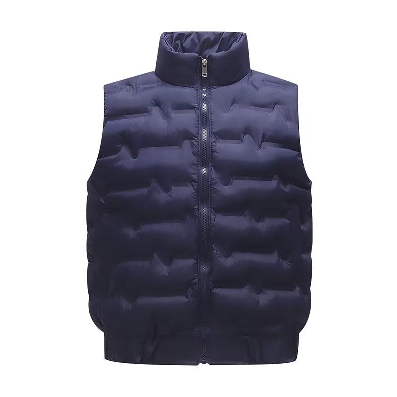 B4412-P752024 Gilet d'hiver en coton léger et ample_voghion.com