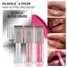 25/5000 Makeup Flash Lip Glaze Set Pennello grande con specchio Lucidalabbra perlato Rossetto liquido flash fine 3 pezzi_voghion.com